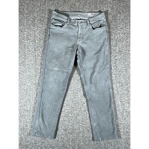 FAHERTY‎ MFG Mens Gray Wash Denim Jeans Size 34x28 Straight Leg Casual Everyday